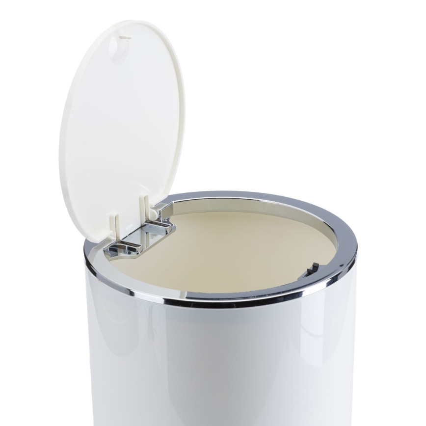 Bathroom set CARMEN 5 pcs white/shiny chrome