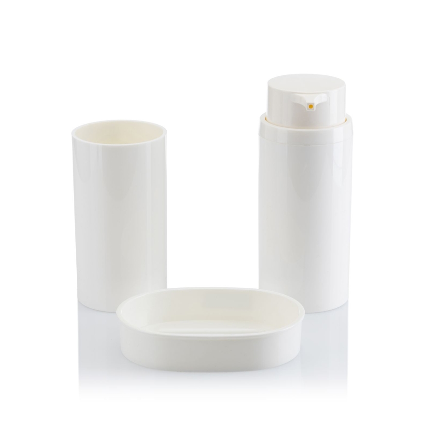 Bathroom set CARMEN 5 pcs white