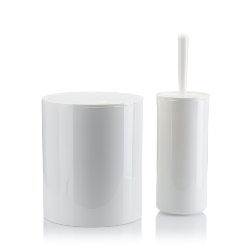 Bathroom set CARMEN 5 pcs white
