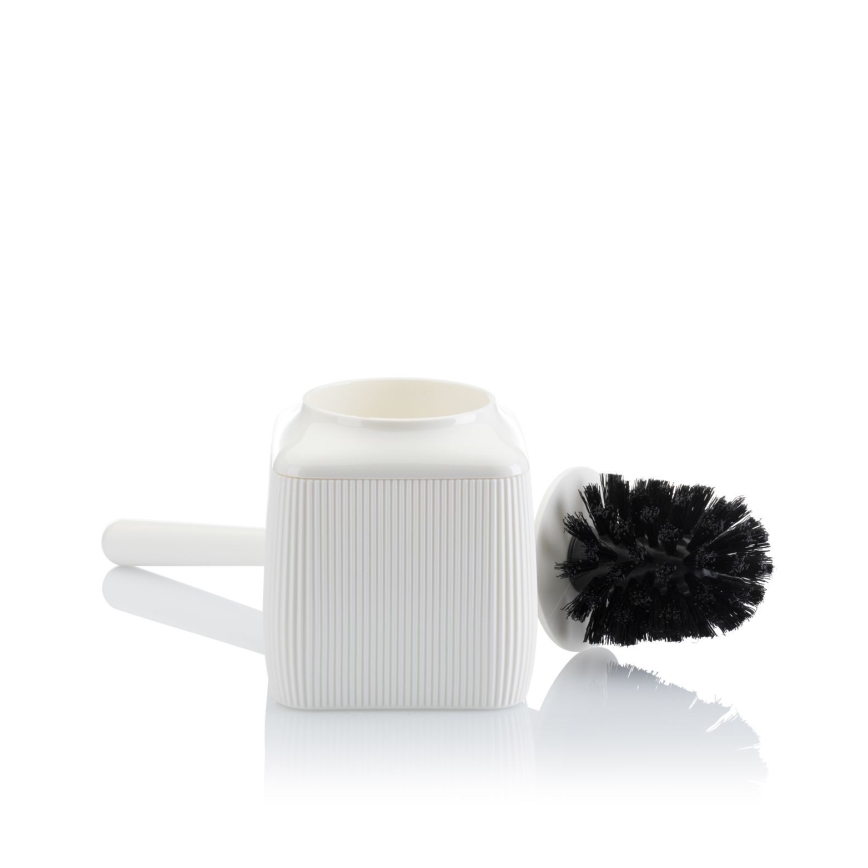 Bathroom set CRYSTAL 5 pcs white
