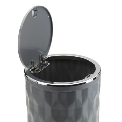Bathroom set REINA 5 pcs anthracite/shiny chrome