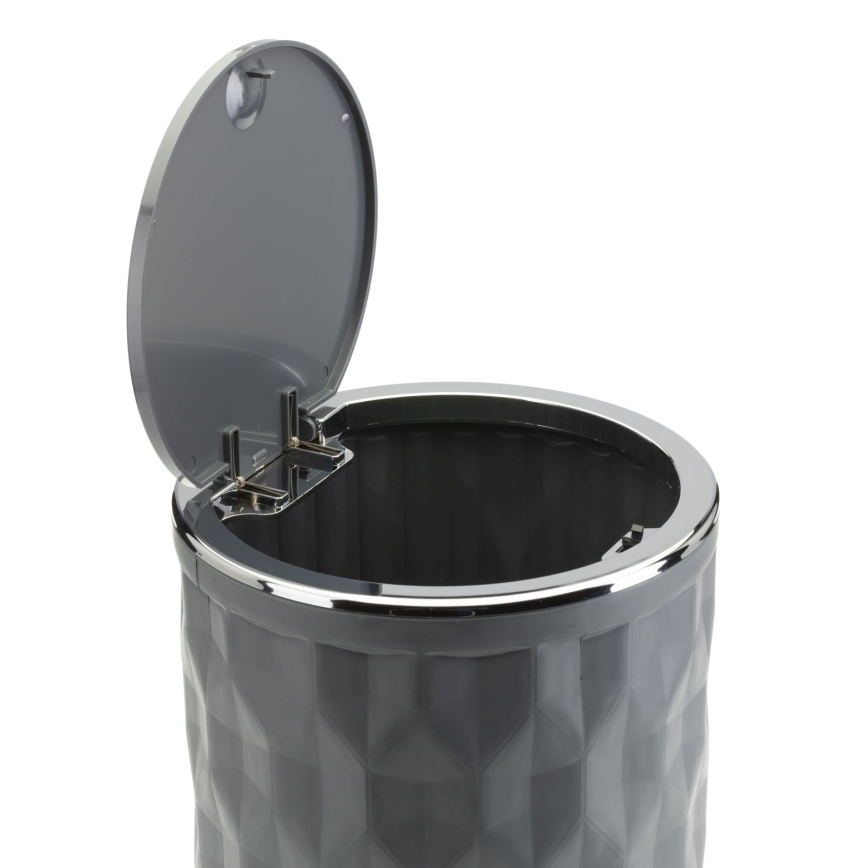 Bathroom set REINA 5 pcs anthracite/shiny chrome