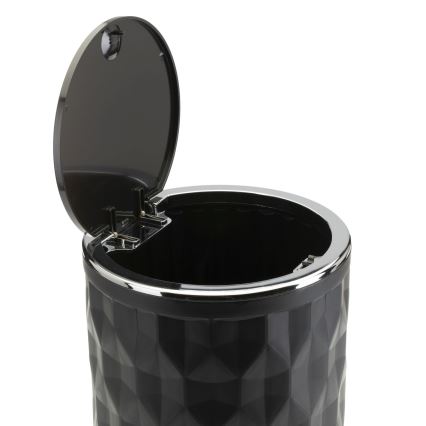 Bathroom set REINA 5 pcs black/shiny chrome