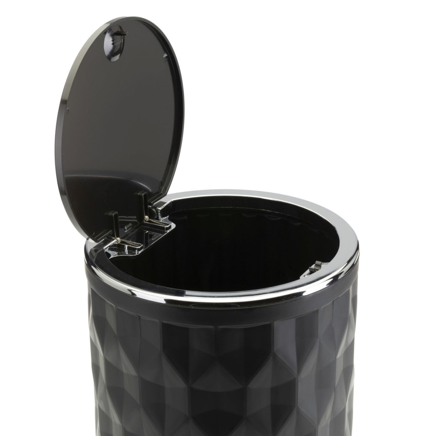 Bathroom set REINA 5 pcs black/shiny chrome