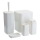 Bathroom set SIERRA 5 pcs white