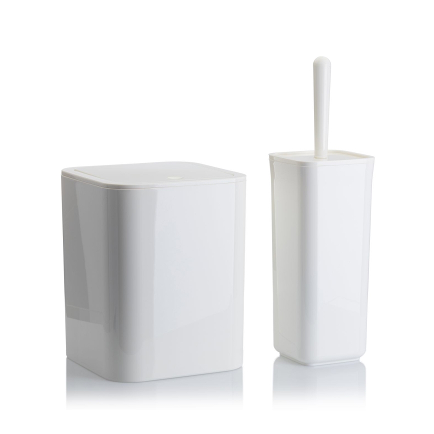 Bathroom set SIERRA 5 pcs white