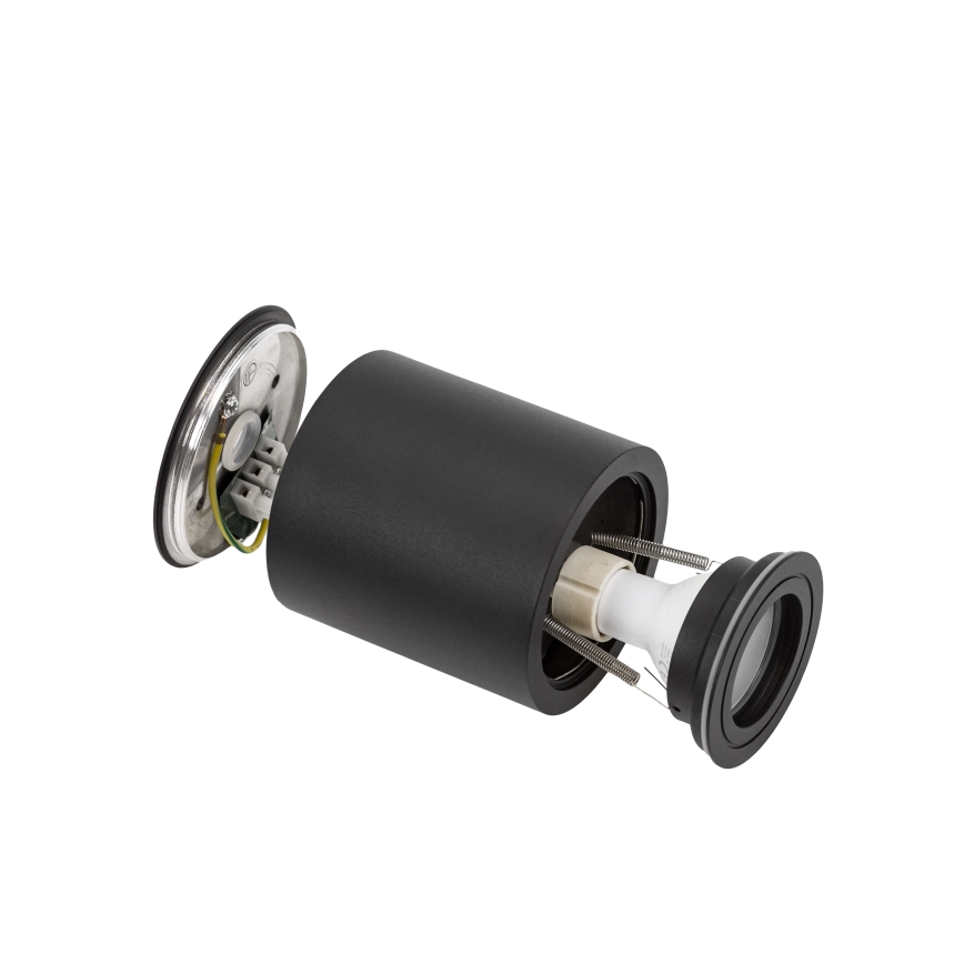 Bathroom spotlight CHLOE 1xGU10/30W/230V IP65 round black