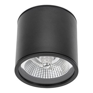 Bathroom spotlight CHLOE AR111 1xGU10/12W/230V IP65 round black