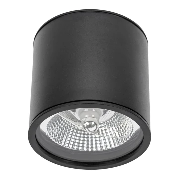 Bathroom spotlight CHLOE AR111 1xGU10/12W/230V IP65 round black