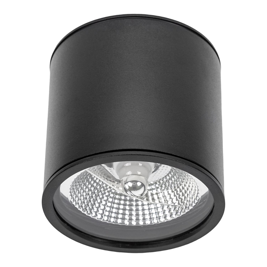 Bathroom spotlight CHLOE AR111 1xGU10/12W/230V IP65 round black