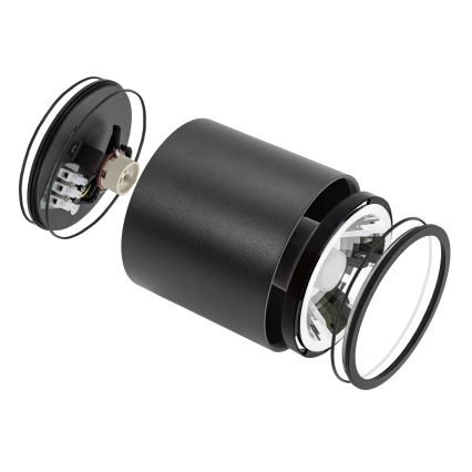 Bathroom spotlight CHLOE AR111 1xGU10/12W/230V IP65 round black
