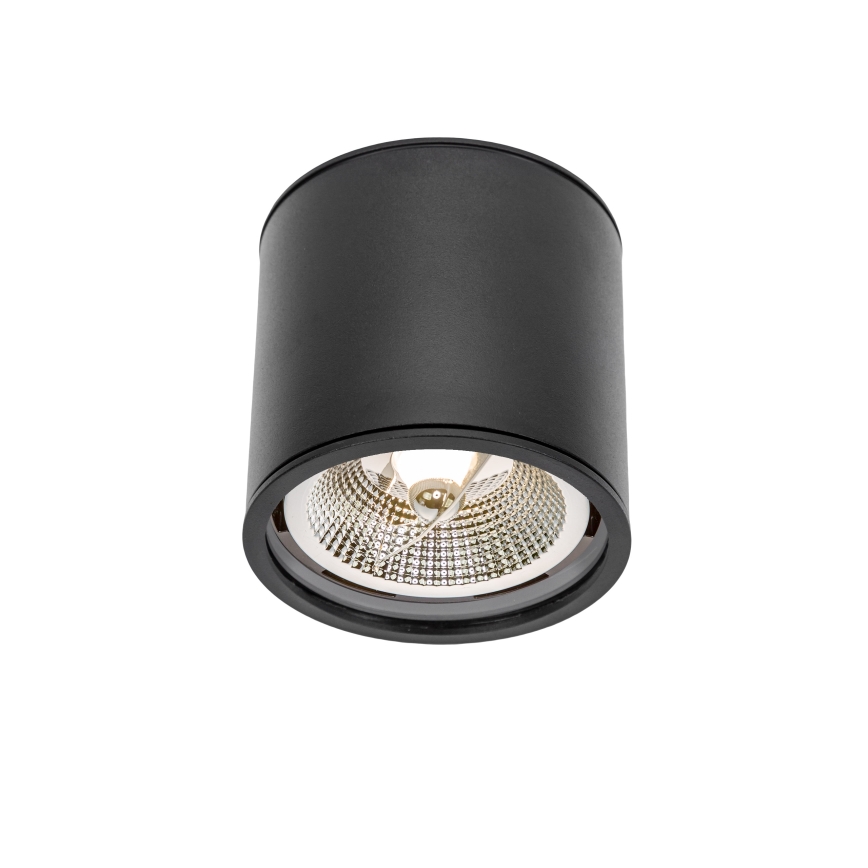 Bathroom spotlight CHLOE AR111 1xGU10/12W/230V IP65 round black