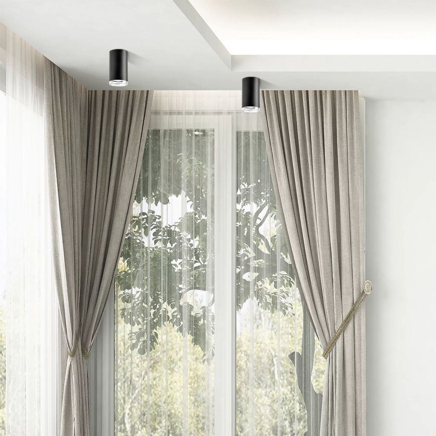 Bathroom spotlight TURYN 1xGU10/10W/230V IP44 black