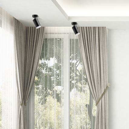 Bathroom spotlight TURYN 1xGU10/10W/230V IP44 black