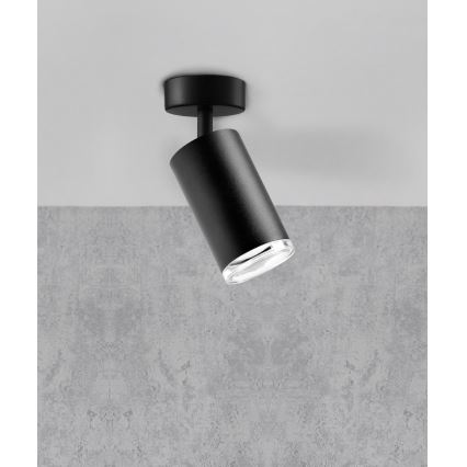 Bathroom spotlight TURYN 1xGU10/10W/230V IP44 black