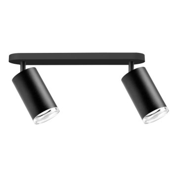 Bathroom spotlight TURYN 2xGU10/10W/230V IP44 black