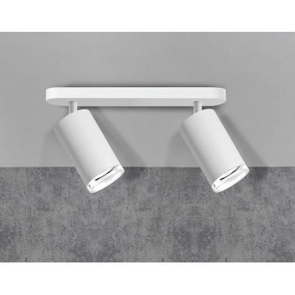 Bathroom spotlight TURYN 2xGU10/10W/230V IP44 white