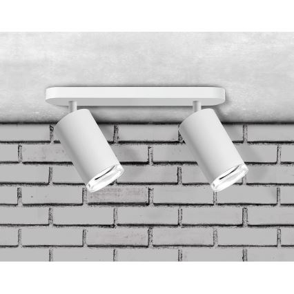 Bathroom spotlight TURYN 2xGU10/10W/230V IP44 white