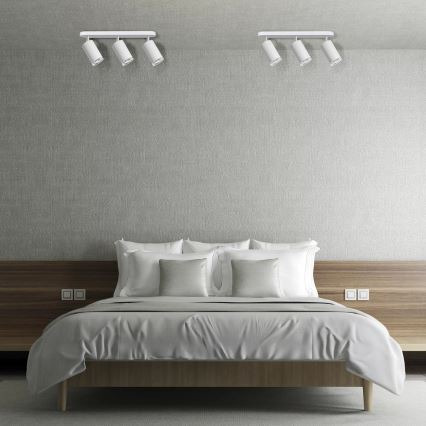 Bathroom spotlight TURYN 3xGU10/10W/230V IP44 white