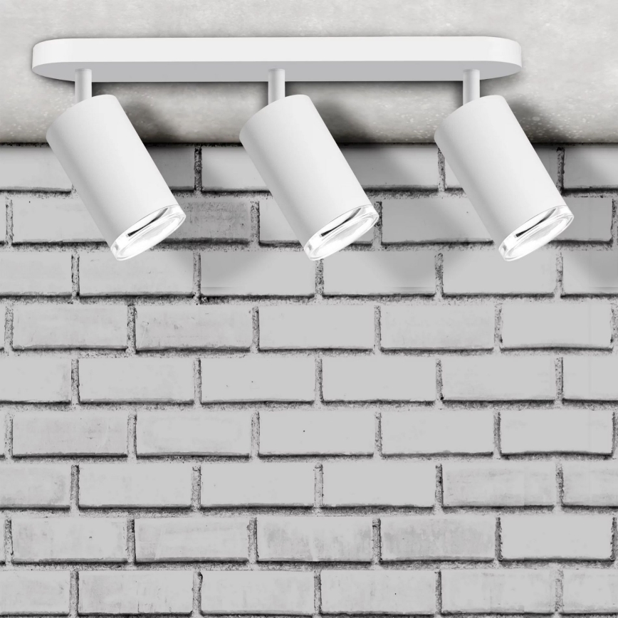 Bathroom spotlight TURYN 3xGU10/10W/230V IP44 white