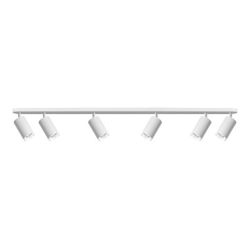 Bathroom spotlight TURYN 6xGU10/10W/230V IP44 white