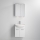 Bathroom vanity unit with basin ASTRID + LED mirrored cabinet 4x LED / 4.3 W / 230 V IP44 white