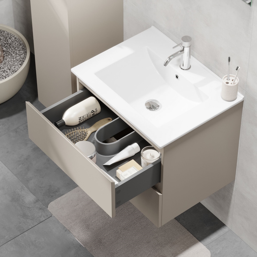 Bathroom vanity unit with basin KENWOOD 61 cm Marakesh