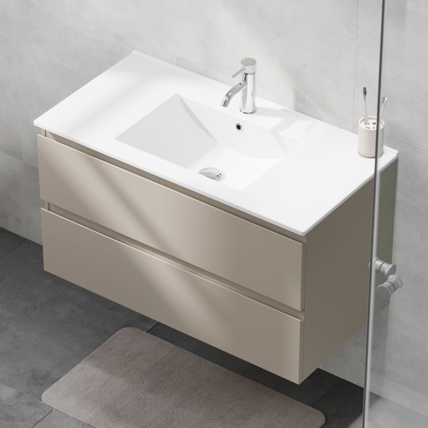 Bathroom vanity unit with basin KENWOOD 91x50x45 cm Marakesh