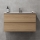 Bathroom vanity unit with sink KENWOOD 91x50x45 cm oak
