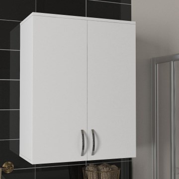 Bathroom wall cabinet ZOE 90x70 cm white