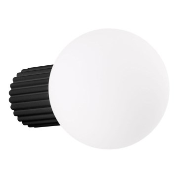 Bathroom wall light HALO 1xG9/8W/230V d. 12 cm IP44 black