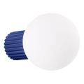 Bathroom wall light HALO 1xG9/8W/230V d. 12 cm IP44 blue