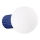 Bathroom wall light HALO 1xG9/8W/230V d. 12 cm IP44 blue