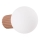 Bathroom wall light HALO 1xG9/8W/230V d. 12 cm IP44 brown