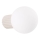 Bathroom wall light HALO 1xG9/8W/230V d. 12 cm IP44 creamy
