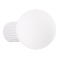 Bathroom wall light HALO 1xG9/8W/230V d. 12 cm IP44 white