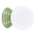 Bathroom wall light ZORI 1xG9/8W/230V IP44 green