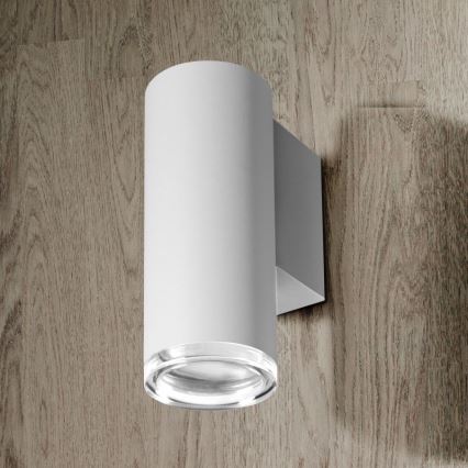 Bathroom wall spotlight TURYN 1xGU10/10W/230V IP44 white