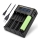 Battery charger with LCD display for 1-4x Li-Ion/Ni-MH