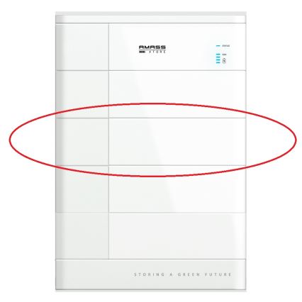 Battery module AMASSTORE GTX3000HV 2,56 kWh
