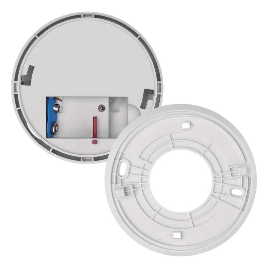 Battery-powered fire detector (1×9V)