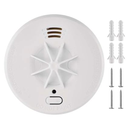 Battery-powered fire detector (1×9V)