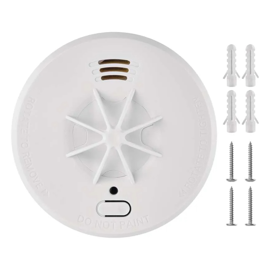 Battery-powered fire detector (1×9V)