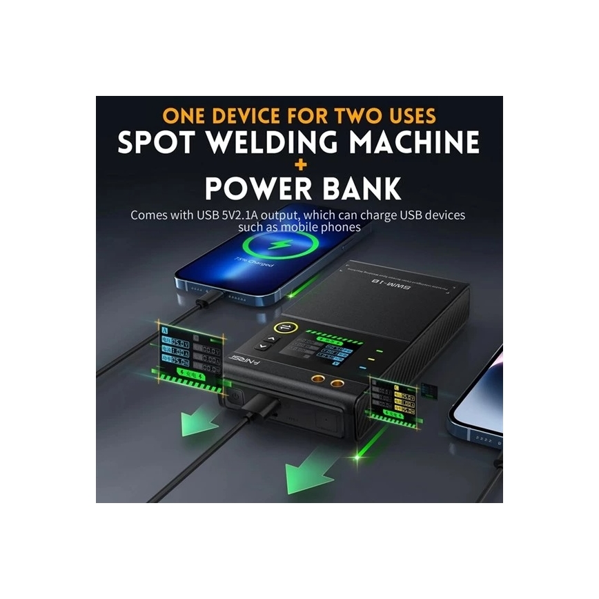 Battery Spot Welder — 5000 mAh, 5V