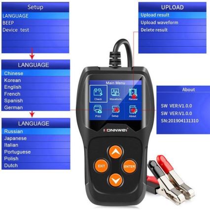 Battery tester 12V