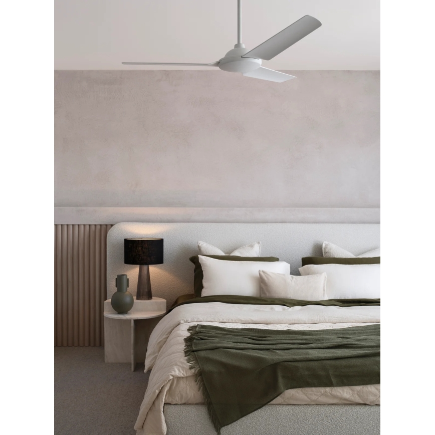 BAYSIDE 21302449 - SOMERSET Ceiling Fan, Ø 122 cm, White, with Remote Control