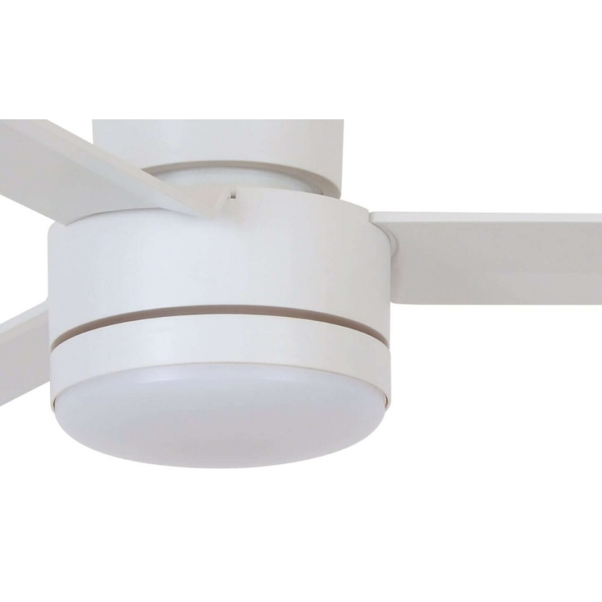 BAYSIDE 213036 - LED Ceiling fan LAGOON GX53/17W/230V white + remote control
