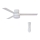 BAYSIDE 213036 - LED Ceiling fan LAGOON GX53/17W/230V white + remote control