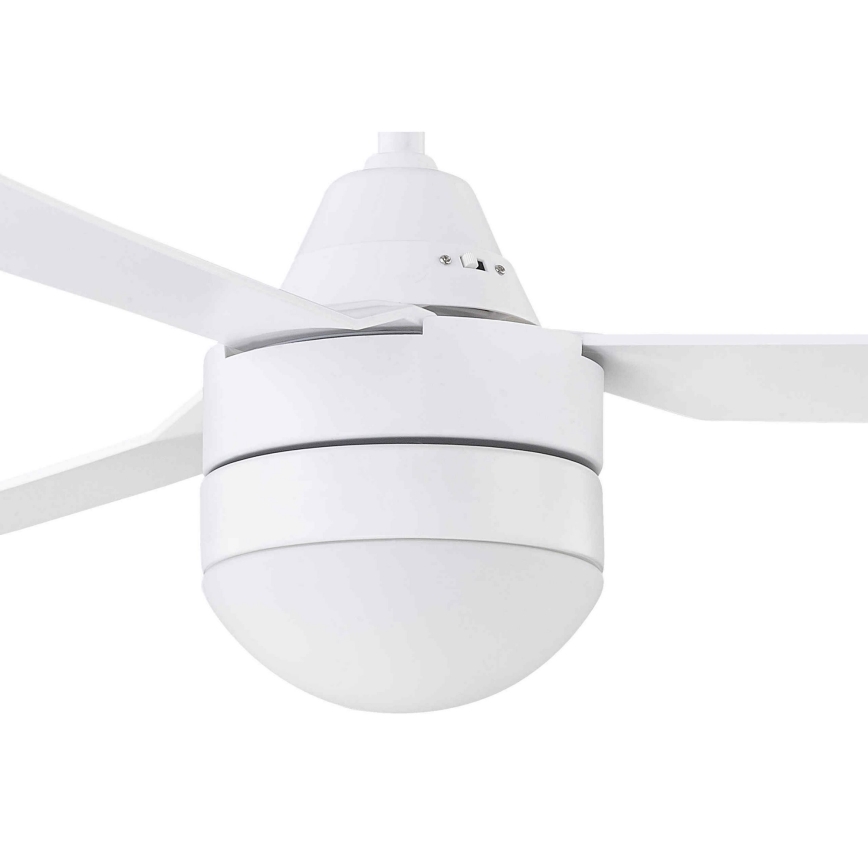 BAYSIDE 531016 - Ceiling fan MEGARA 2xE14/15W/230V white + remote control