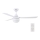 BAYSIDE 531016 - Ceiling fan MEGARA 2xE14/15W/230V white + remote control